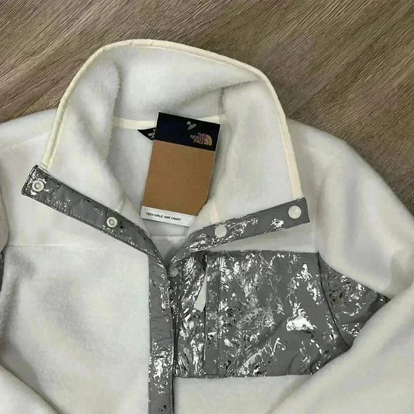 The North Face Girls’ Fleece Mashup Jacket, Large (Size 12) - Picture 2 of 14